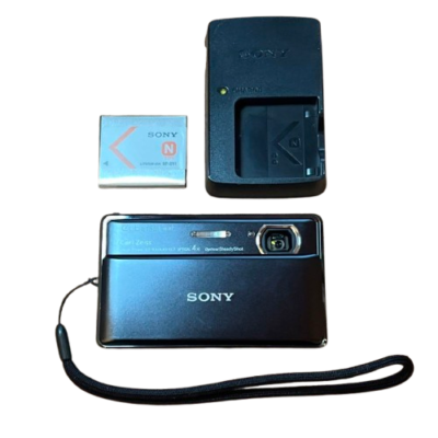 Sony DSC-TX100V Cyber-shot Black 16.2MP Digital Camera Used Sony DSC-TX100V Cyber-shot Black 16.2MP Digital Camera Used