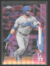 2020 Topps Chrome Pink Refractor Edwin Rios Rookie #95