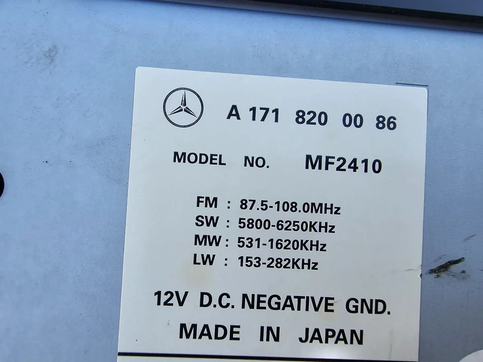 Radio A1718200086 SLK  R171 - Bild 3 von 3