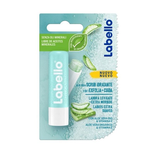 Labello Scrub labbra con Aloe vera peeling naturale esfoliante primer 5,5ml - Foto 2 di 7