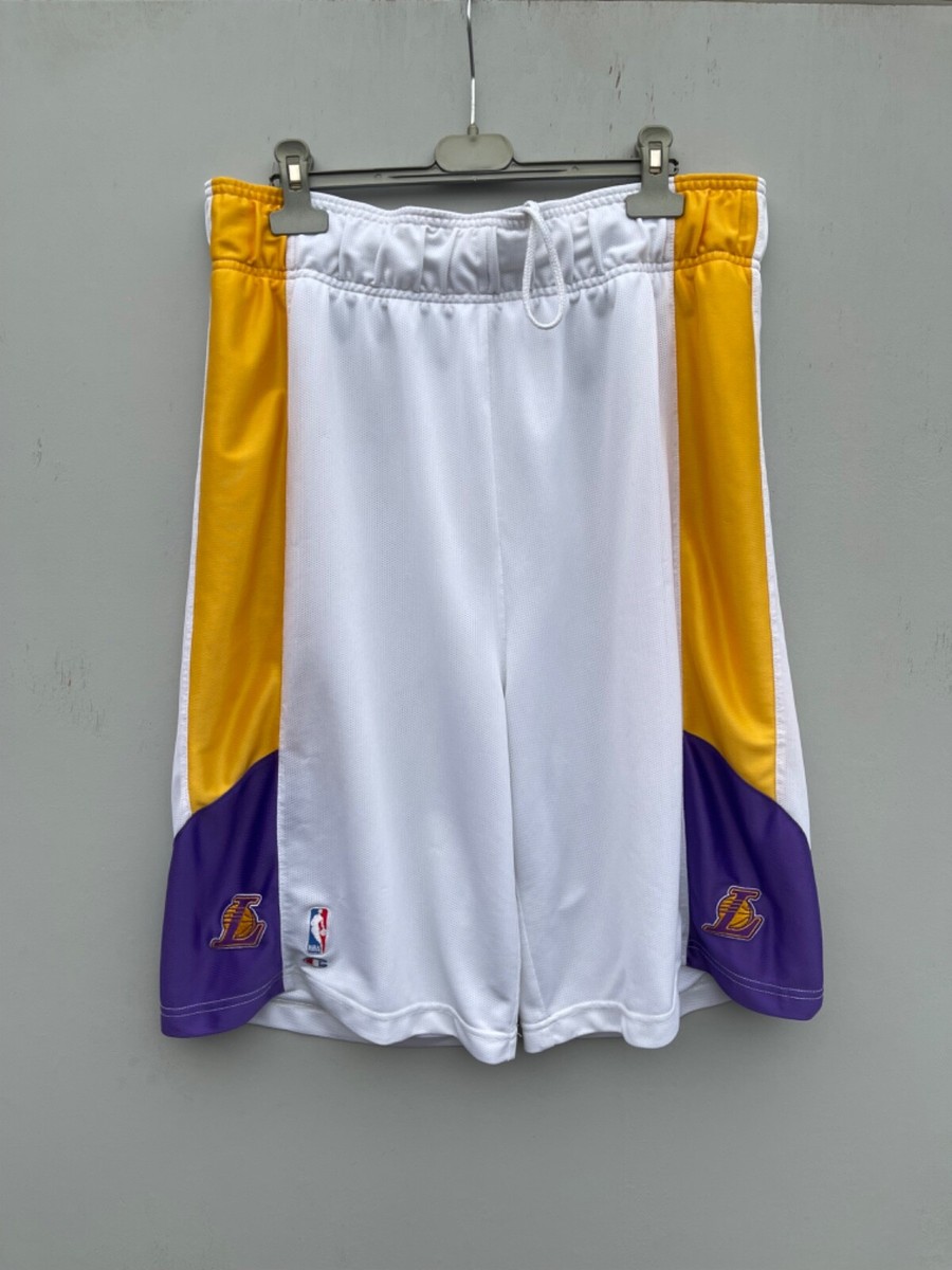 NBA LAKERS champion 2XL ストリート　バスケ チャンピオン Los Angeles Lakers Champion Basketball Shorts Vintage Size