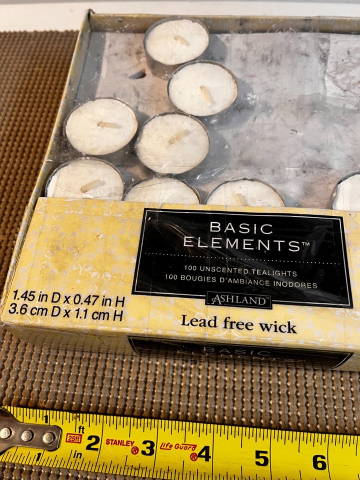 Ashland unscented tealight candles eBay