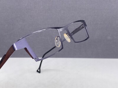 Theo Brille Herren Damen Grau eckig kleine Gläser Eye Witness OE *