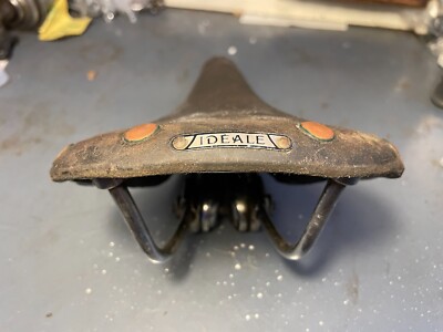 Saddle Ideale 90 Speciale Competition Leather Rodée Main Selon Rebour