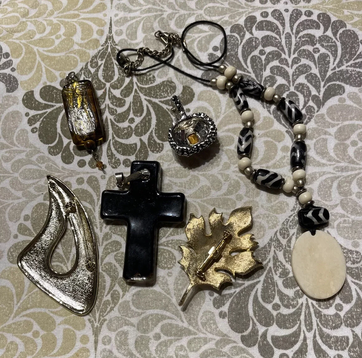  Crafting Art Glass Bead Jewelry Parts Repair Harvest Repurpose CRF7-13