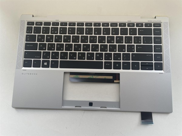 FüR Hp Elitebook X360 1040 G8 M46733-BD1 Cover Handauflage Tastatur Ukrainische-image