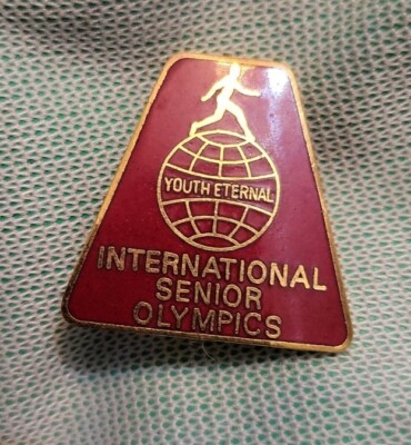 INTERNATIONAL SENIOR OLYMPICS PIN. E 322