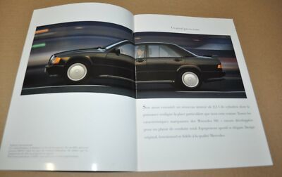Mercedes Benz 190 E 2.5-16 W201 Brochure Prospekt 0289 FR | eBay