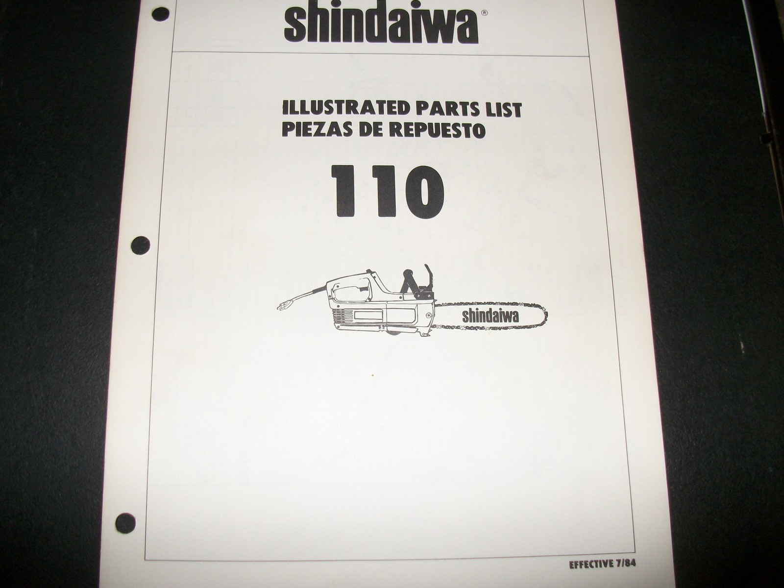 shindaiwa 110 ELECTRIC chainsaw,shindaiwa chainsaw,illustrated parts