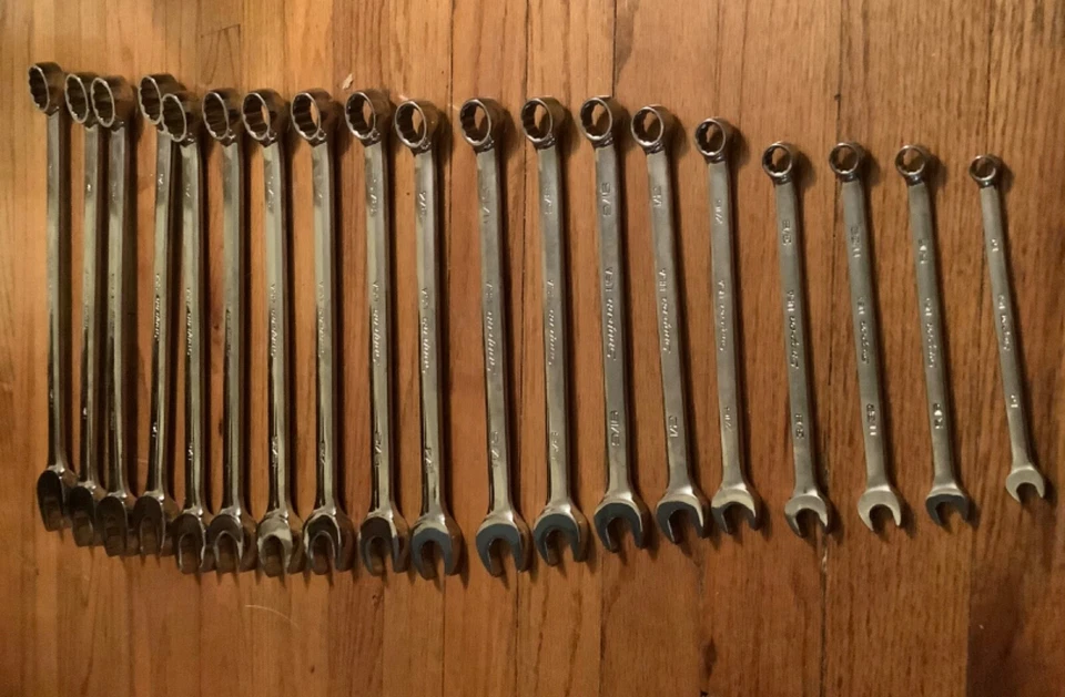 New Snap-on 1/4" thru 1 5/16" 12-point box Flank drive Plus Wrench Set SOEX42 - Image 4 of 4