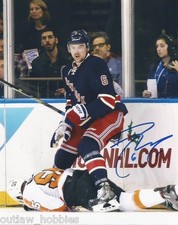 New York Rangers Dylan McIlrath Autographed Signed 8x10 NHL Photo COA F
