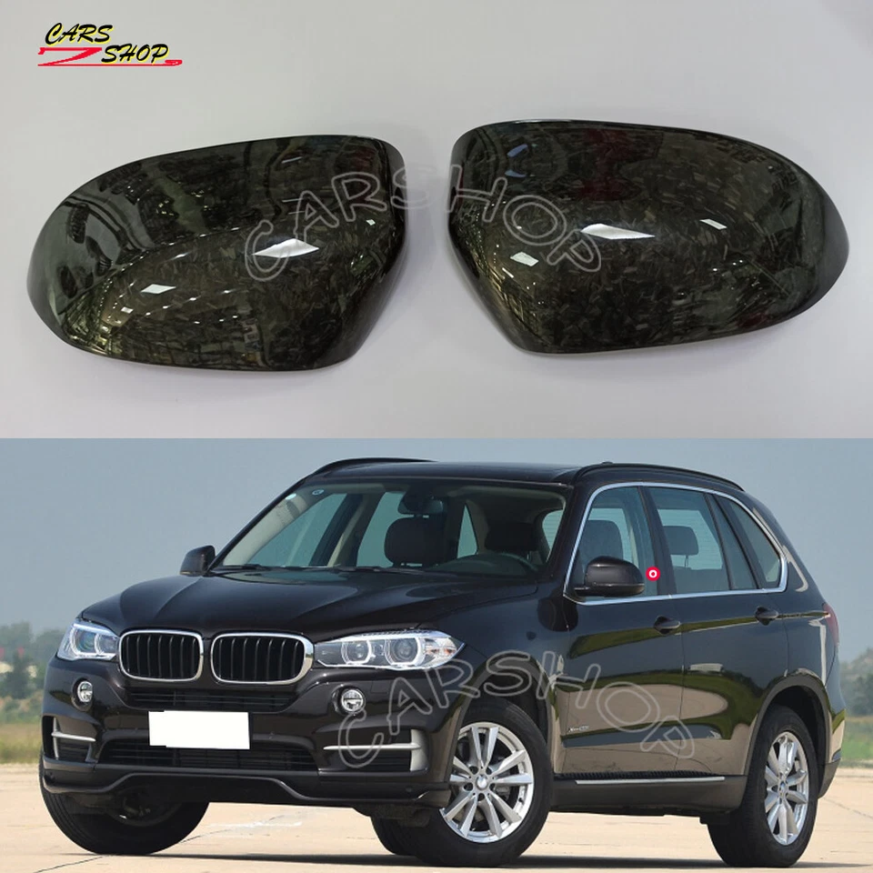 Кованая сменная крышка бокового зеркала из углеродного волокна для BMW X3 X4 X5 X6 F15 F25 F26 - Изображение 4 из 4