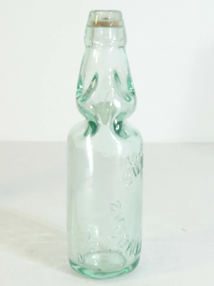 Ancienne bouteille de Limonade a bille verre SOULIE a CONFOLENS en Charente  - Photo 2/4