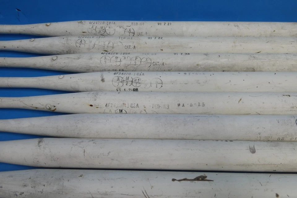 Lote de varillas blancas para aviones ligeros ala colgante de metal TTB-H4 6-27-68 4F24210-103A Foto 3 de 4