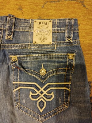 Men's Rock Revival Jeans Size 36x33