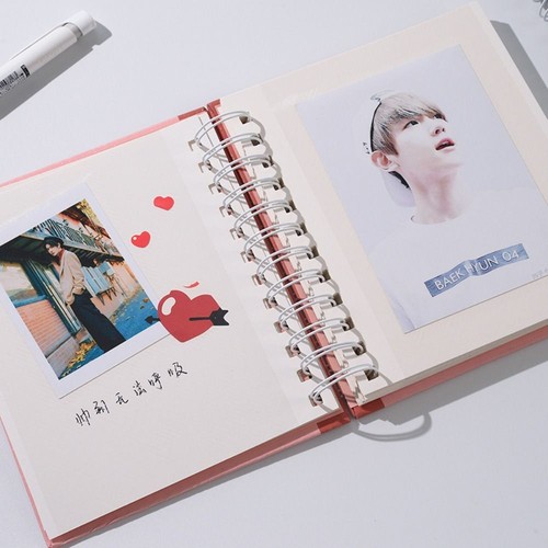 Mini Self-adhesive Adsorption Photo Album Photocard Binder Idol Cards - Picture 3 of 16
