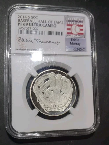 2014-S 50 Cent Proof 69 Coin Eddie Murray NGC