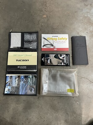07 2007 HYUNDAI TUCSON OWNERS MANUAL / HANDBOOK / GUIDE PACKAGE eBay