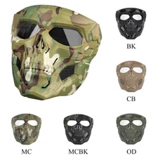Tactical Skull Full Face Mask CS Cosplay Airsoft Paintball Halloween Horror Mask