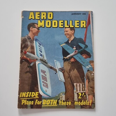 Aero Modeller Magazine Jan 1961  Inside Plans For Both These Models!