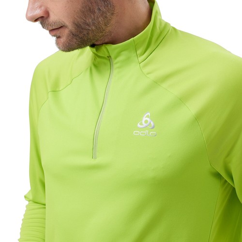 Odlo Essential Ceramiwarm 1/2 Zip Herren Laufoberteil, Laufshirt - Bild 5 von 7