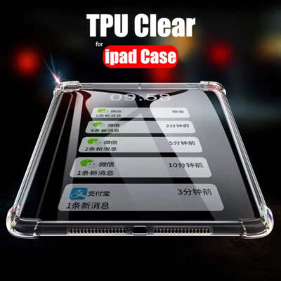Clear Tpu Case For Ipad Pro 11 12.9 10.5 9.7 9th Generation Mini 6 Air 5 4 3 2 1