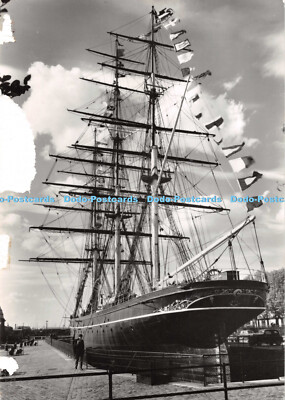 D114396 The Cutty Sark. Bekleideter Overall. Topische Presse. Pitkin Bild Postwagen