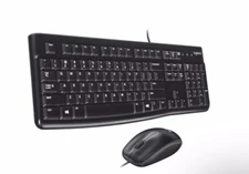 New Sealed Box Logitech MK120 Wired Keyboard and Mouse - Easy Read - USB Connect