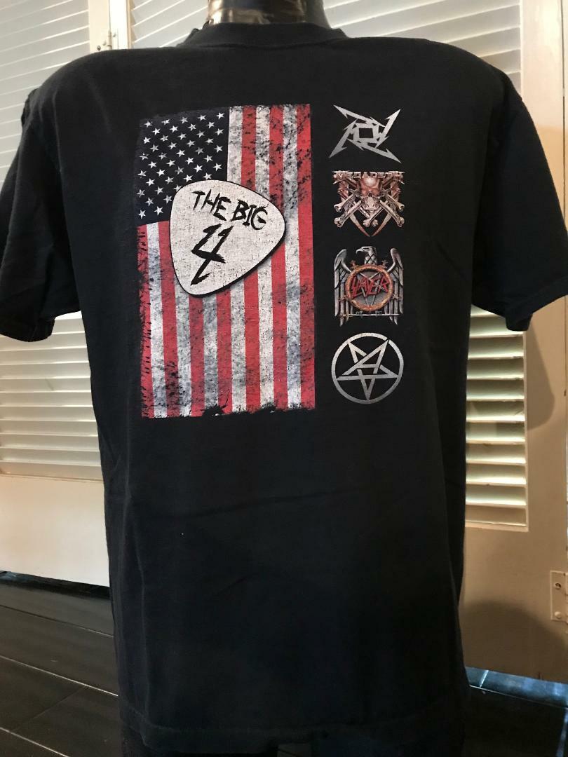 The Big 4 NYC Slayer Megadeth Anthrax Metallica Tour Shirt Size