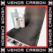 12" x 5FT Plain Weave Carbon Fiber Fabric Resin Kit
