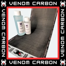 12" x 5FT Plain Weave Carbon Fiber Fabric Resin Kit