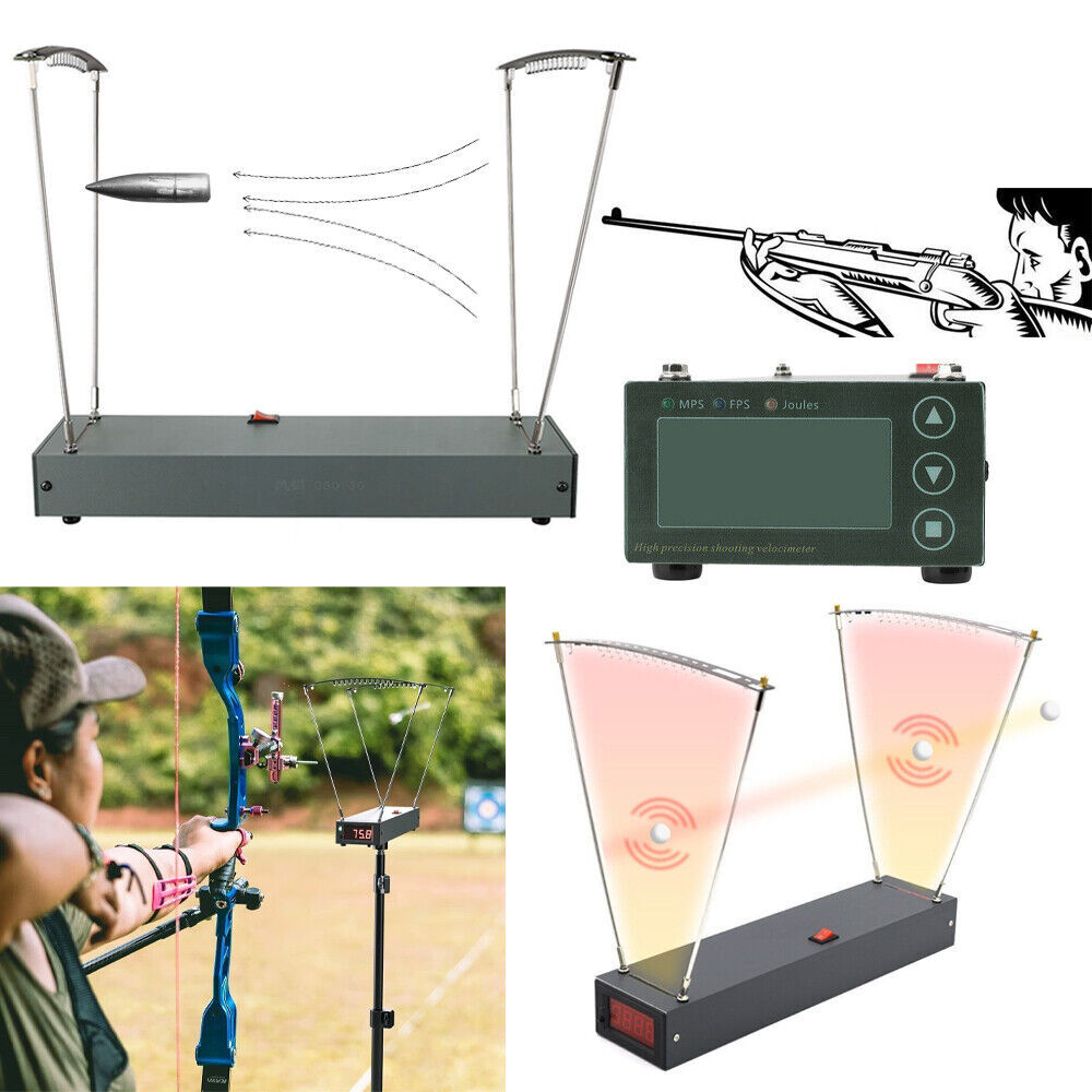 Shooting Chronograph 4-6500FPS Ball Bullet Velocity Measure Arrow