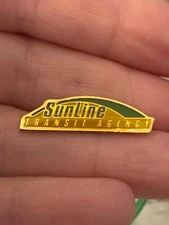 Vintage Sunline Transit Agency Lapel Pin Riverside County California