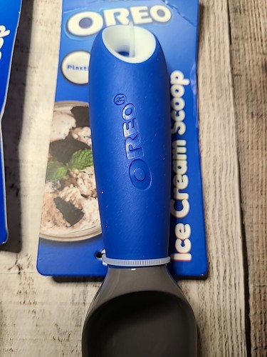 Two New Oreo Ice Cream Scoops Plastic Blue Handle - Picture 8 of 17