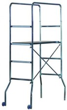 Mini ponteggio trabattello Marchetti Trio acciaio zincato con piano lavoro