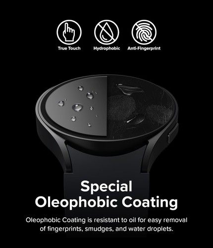 Ringke Galaxy Watch 6 40mm Tempered Glass Screen Protector - 第 9/15 張圖片