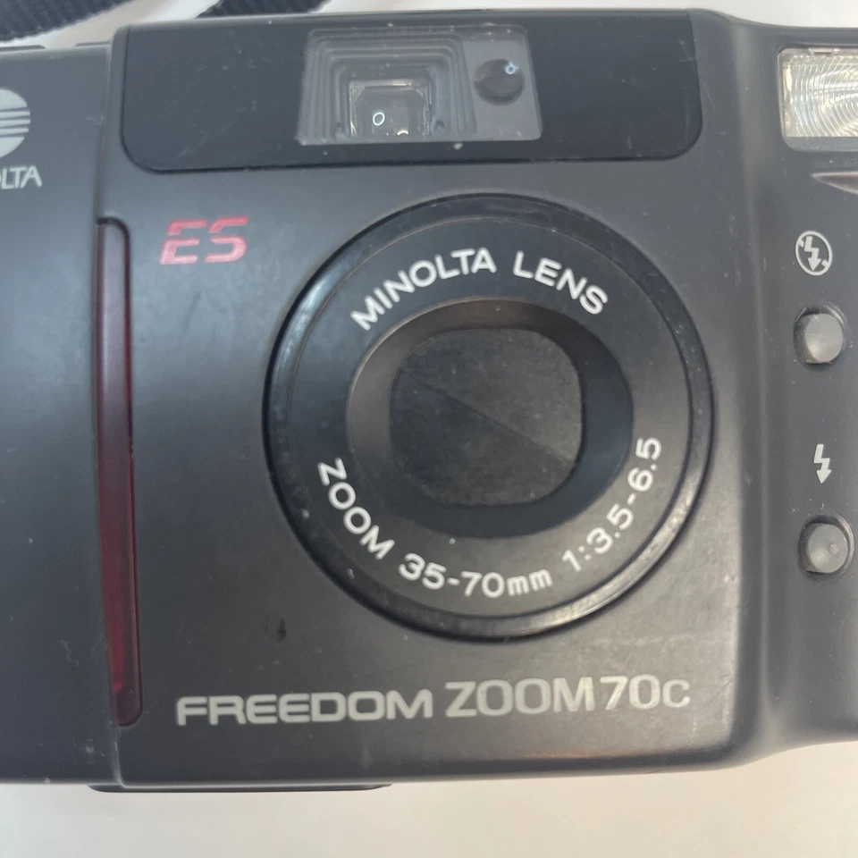 Câmera de Filme Minolta Freedom Zoom 70C ES Point and Shoot Precisa de Bateria CR-P2 - Imagem 3 de 4