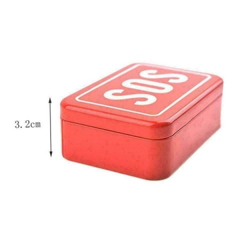 SOS Hilfe Notfall Camping Wandern Überleben Outdoor Sport Kit Werkzeugkiste Heiß - Bild 9 von 11
