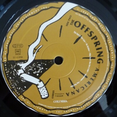 The Offspring / Americana 1998 EU ORIGINAL LP Inner Columbia