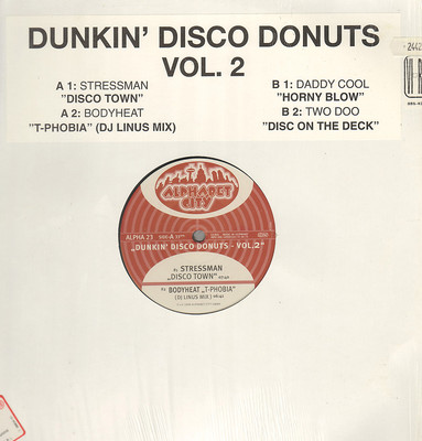 VARIOUS - Dunkin' Disco Donuts Vol. 2 - Alphabet City - 1998 Deutschland - ALPHA 23