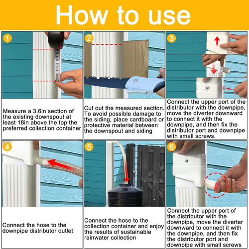 Rain Barrel Diverter Kit-Rainwater Collection System-Rainwater Collection Diver - Picture 3 of 12