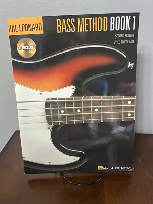 Hal Leonard Bass Method Book 1 2nd Edition W/ Audio Book NEW 000695068 ...