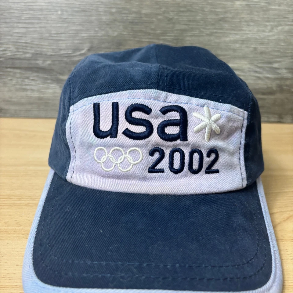 VINTAGE Olympics Hat Cap Strap Back Panel Roots Athletic 2002 Made in Canada - Изображение 3 из 4