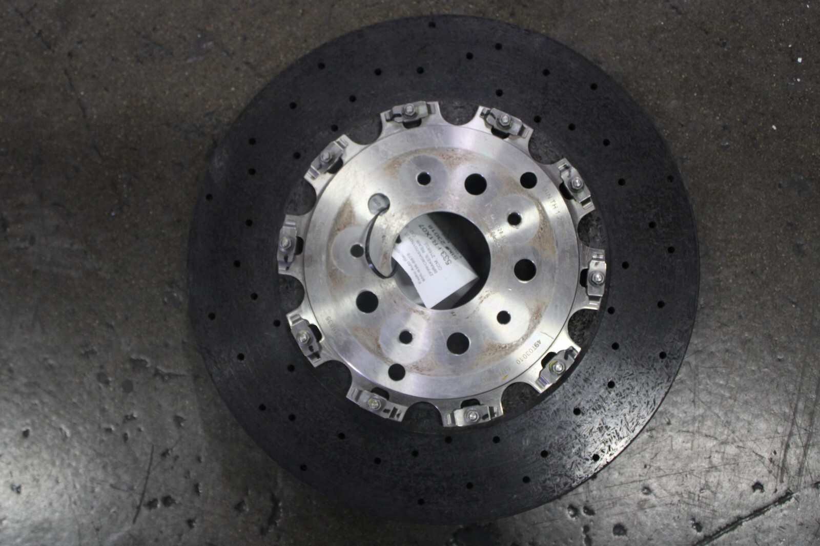 Ferrari 599, 612, Rear CCM Carbon Brake Rotor, Used, P/N 216835