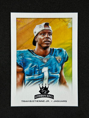 2021 Panini Chronicles Gridiron Kings Purple #GK-13 Travis Etienne Jr. RC /49
