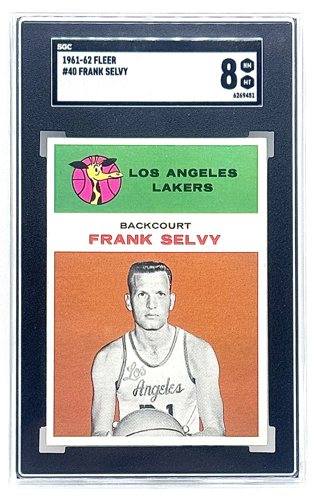 1961 Fleer #40 Frank Selvy SGC 8 NM-MT