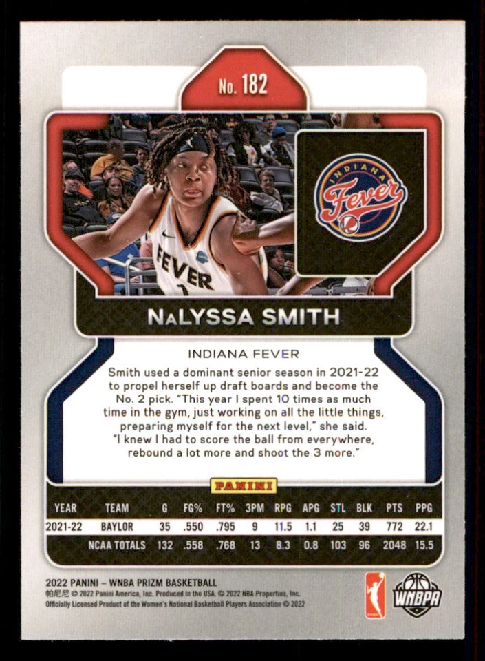 2022 Panini Prizm WNBA #182 NaLyssa Smith - Image 2 of 2