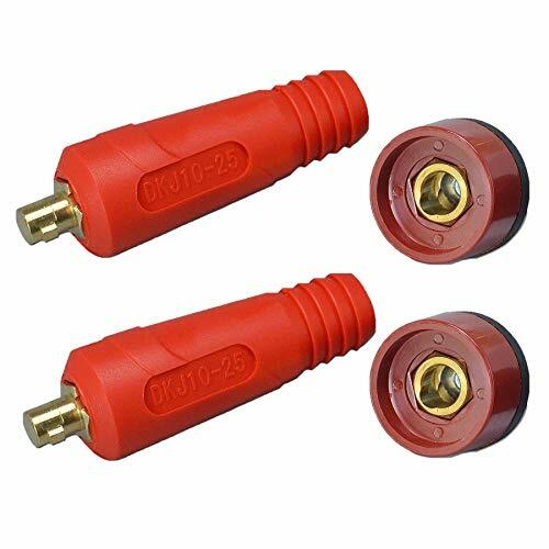 Welding Cable Panel Connector Socket Set DKJ10-25 & DKZ10-25 Quick Fitting Dinse - Picture 1 of 9