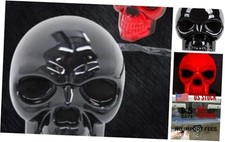 Skull LED Lighted Trailer Hitch Cover LED Tow Hitch Light Cover Fits 2"  1