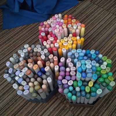 Copic Sketch Ciao Markers 265 Color Set Anime Manga Art Marker Pen Japan